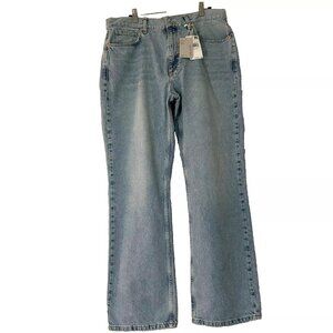 MNG Matilda Mid Rise Straight Leg Light Wash Jean plus size 32"US (44UK)